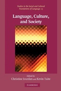 Cover: Language, Culture, and Society - Cambridge University Press