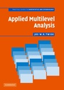 Cover: Applied Multilevel Analysis - Cambridge University Press