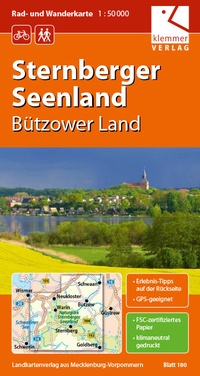 Abbildung von: Rad- und Wanderkarte Sternberger Seenland - Klemmer-Verlag