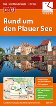 Bild: Rad- und Wanderkarte Rund um den Plauer See - Klemmer-Verlag