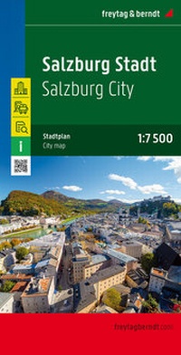 Abbildung von: Salzburg Stadt, Stadtplan 1:7.500 - Freytag-Berndt und ARTARIA