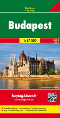 Abbildung von: Budapest, Stadtplan 1:27.500 - Freytag-Berndt und ARTARIA