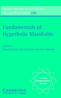Abbildung von: Fundamentals of Hyperbolic Manifolds - Cambridge University Press