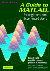 Enlarge image Cover: A Guide to MATLAB - Cambridge University Press