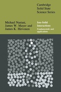 Cover: Ion-Solid Interactions - Cambridge University Press