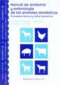 Abbildung von: Manual de anatomía y embriología de los animales domésticos : miembro torácico y miembro pelviano, sistema circulatorio, esqueleto de la cabeza - Editorial Acribia, S.A.
