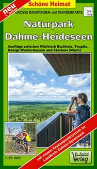 Abbildung von: Große Radwander- und Wanderkarte Naturpark Dahme-Heideseen - Barthel, A