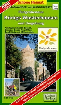 Abbildung von: Radwander- und Wanderkarte Flutgrabenaue, Königs Wusterhausen und Umgebung - Barthel, A