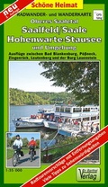 Abbildung von: Radwander- und Wanderkarte Oberes Saaletal, Saalfeld/Saale, Hohenwarte-Stausee und Umgebung - Barthel, A