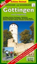 Cover: Radwander- und Wanderkarte G&ouml;ttingen und Umgebung - Barthel, A