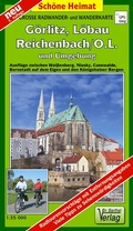 Abbildung von: Große Radwander- und Wanderkarte Görlitz, Löbau, Reichenbach/O.L. und Umgebung - Barthel, A