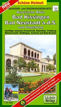 Abbildung von: Wander- und Radwanderkarte Bayerische Rhön, Bad Kissingen, Bad Neustadt a.d.S. und Umgebung - Barthel, A