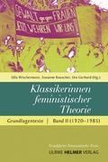 Cover: Klassikerinnen feministischer Theorie - Ulrike Helmer Verlag