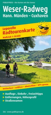 Abbildung von: Weser-Radweg, Hann. Münden - Cuxhaven - PUBLICPRESS