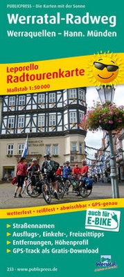 Abbildung von: Werratal-Radweg, Werraquellen - Hann. Münden - Freytag-Berndt und ARTARIA