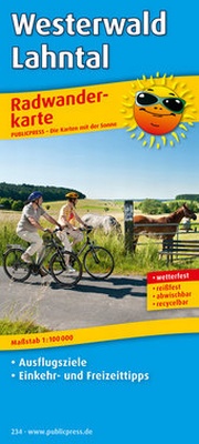 Abbildung von: Radwanderkarte Westerwald Lahntal - PUBLICPRESS