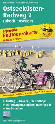 Abbildung von: Ostseeküsten-Radweg 2, Lübeck-Usedom - Freytag-Berndt und ARTARIA
