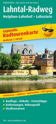 Abbildung von: Lahntal-Radweg, Netphen-Lahnhof - Lahnstein - Freytag-Berndt und ARTARIA