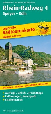 Abbildung von: Rhein-Radweg 4, Speyer - Köln - Freytag-Berndt und ARTARIA