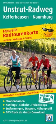 Abbildung von: Unstrut-Radweg, Kefferhausen - Naumburg - Freytag-Berndt und ARTARIA