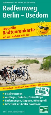 Abbildung von: Radfernweg Berlin - Usedom - Freytag-Berndt und ARTARIA