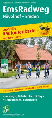 Abbildung von: EmsRadweg, Hövelhof - Emden - Freytag-Berndt und ARTARIA