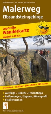 Abbildung von: Malerweg Elbsandsteingebirge - Freytag-Berndt und ARTARIA
