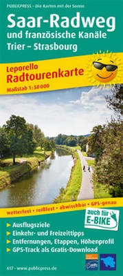 Abbildung von: Saar-Radweg und französische Kanäle, Trier - Strasbourg - Freytag-Berndt und ARTARIA