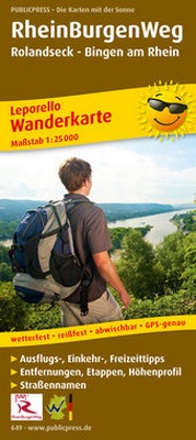 Abbildung von: RheinBurgenWeg, Rolandseck - Bingen am Rhein - Freytag-Berndt und ARTARIA
