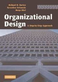 Enlarge image Cover: Organizational Design - Cambridge University Press