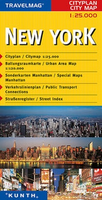 Abbildung von: KUNTH Cityplan New York 1:25000 - Kunth Verlag
