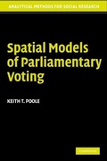 Cover: Spatial Models of Parliamentary Voting - Cambridge University Press