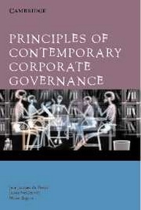 Enlarge image Cover: Principles of Contemporary Corporate Governance - Cambridge University Press