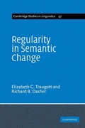 Cover: Regularity in Semantic Change - Cambridge University Press