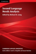 Cover: Second Language Needs Analysis - Cambridge University Press