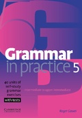 Cover: Grammar in Practice 5 - Cambridge University Press