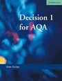 Cover: Decision 1 for AQA - Cambridge University Press