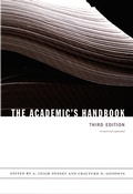 Cover: The Academic's Handbook - De Gruyter