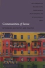 Cover: Communities of Sense - De Gruyter