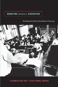 Cover: Debating Moral Education - De Gruyter