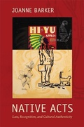Cover: Native Acts - De Gruyter