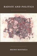 Cover: Badiou and Politics - De Gruyter