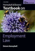 Cover: Honeyball and Bowers' Textbook on Employment Law - Oxford University Press