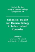 Cover: Urbanism, Health and Human Biology in Industrialised Countries - Cambridge University Press