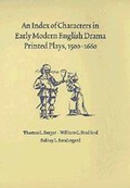 Cover: An Index of Characters in Early Modern English Drama - Cambridge University Press