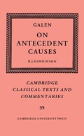 Cover: Galen: On Antecedent Causes - Cambridge University Press