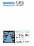 Cover: Implicature - Cambridge University Press