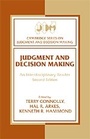 Cover: Judgment and Decision Making - Cambridge University Press