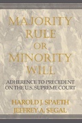 Cover: Majority Rule or Minority Will - Cambridge University Press