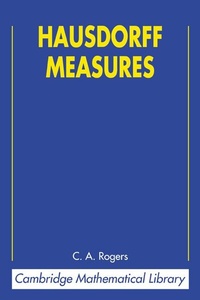 Abbildung von: Hausdorff Measures - Cambridge University Press